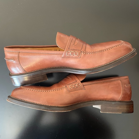 Johnston & Murphy Cellini Men's Slip on Penny Loafers - Picture 3 of 9